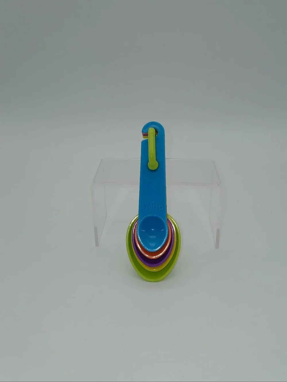 Colorful Nesting Measuring Spoons - Blue/Green/Purple/Orange/Yellow